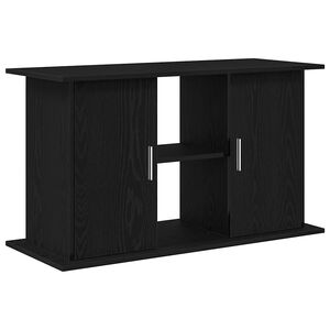 vidaXL Aquarium Stand Black Oak 101x41x58 cm Engineered Wood