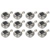 vidaXL Outdoor Solar Lamps 12 pcs LED Round 12 cm White
