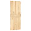 vidaXL Sliding Door with Hardware Set 85x210 cm Solid Wood Pine
