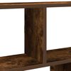 vidaXL Wall Cube Shelf 12 Compartments Smoked Oak Engineered Wood