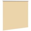 vidaXL Roller Blind Blackout Beige 145x130 cm Fabric Width 141.6 cm Polyester