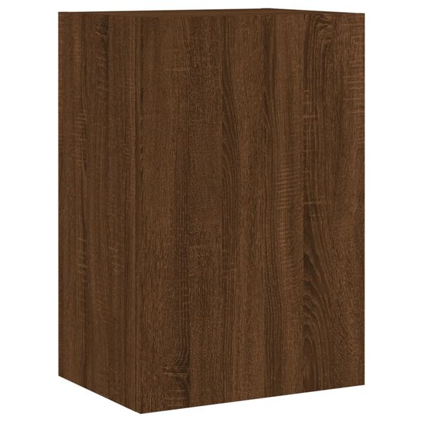 vidaXL TV Wall Cabinet Brown Oak 40.5x30x60 cm Engineered Wood