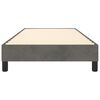 vidaXL Box Spring Bed Frame Dark Grey 90x200 cm Velvet