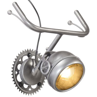 vidaXL Wall Lamp in Bicycle Part Design Iron