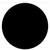vidaXL Pool Cover Black 527 cm PE