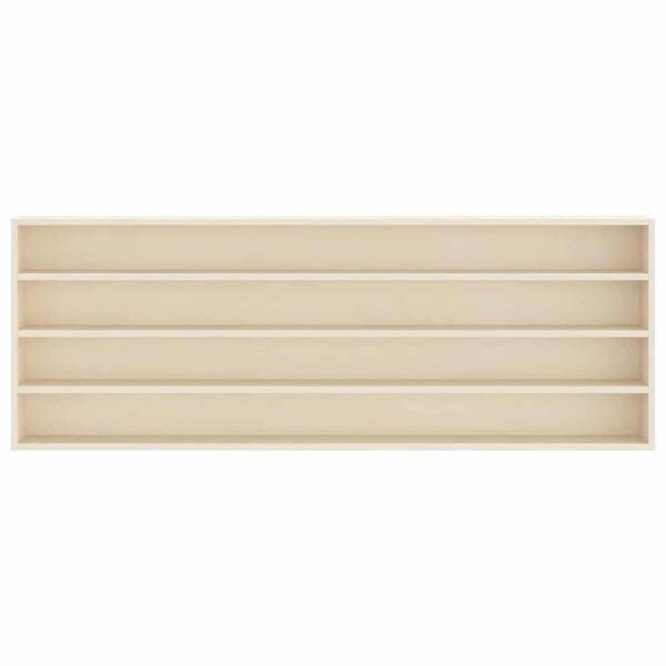 vidaXL Wall Display Case Beige 100 x 8.5 x 36 cm Engineered Wood