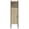 vidaXL Bathroom Cabinet Sonoma Oak 33x33x120.5 cm Engineered Wood
