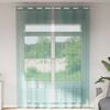 vidaXL Voile Curtains with Grommets 2 pcs Turquoise
