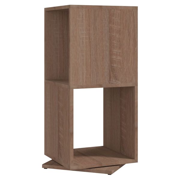 vidaXL Rotating Cabinet Sonoma Oak 34.5x34.5x75.5 cm Engineered Wood