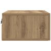 vidaXL Bedside Cabinet Wall-mounted 2 pcs Artisan Oak 35 x 35 x 20 cm