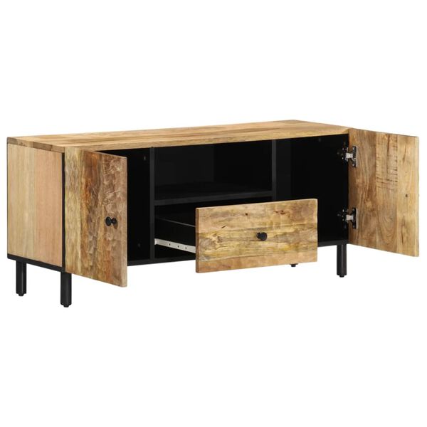 vidaXL TV Cabinet 105x33x46 cm Solid Wood Mango