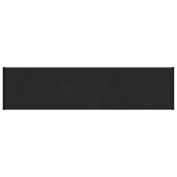 vidaXL Window Sill Black with Wood Grain 80 x 25 x 4.5 cm PVC