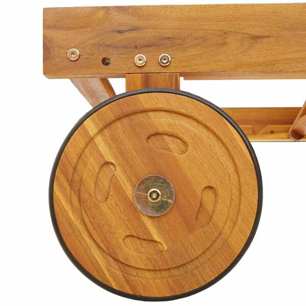 vidaXL Sun Lounger 2 pcs Taupe 200 x 67 x 84cm Solid Acacia wood