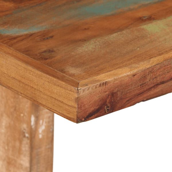 vidaXL Dining Table 110x55x78 cm Solid Wood Reclaimed
