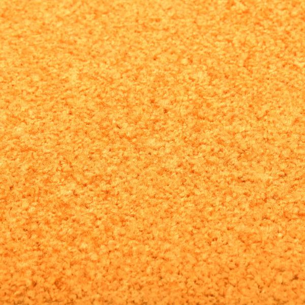 vidaXL Doormat Washable Orange 60x180 cm