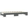 vidaXL Daybed with Trundle without Mattress Dark Grey 90x190 cm Single