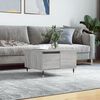 vidaXL Coffee Table Grey Sonoma 55x55x36.5 cm Engineered Wood