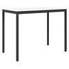 vidaXL Bar Table White 140 x 80 x 105 cm Solid Pine Wood