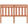 vidaXL Headboard with Headboard Wax Brown 155.5 x 100 cm
