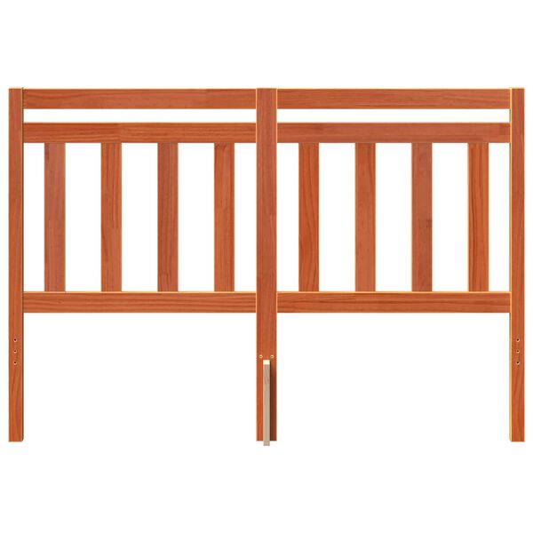 vidaXL Headboard with Headboard Wax Brown 155.5 x 100 cm