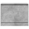 vidaXL Shoe Cabinet Concrete Grey 80x34x63 cm Engineered Wood