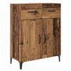 vidaXL Highboard Old Wood 69.5 x 34 x 180 cm Engineered Wood