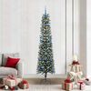 vidaXL Artificial Christmas Tree with 300 LEDs with Stand Green 210 cm