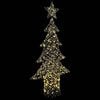 vidaXL Christmas Tree with 240 LEDs Warm white 180 cm Rattan