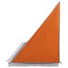 vidaXL Tailgate Tent Grey and Orange 190 x 150 x 185 cm Taffeta
