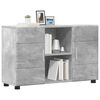 vidaXL Sideboard with Shelf FLORIN Concrete Grey 88.5 x 30.5 x 55.5 cm