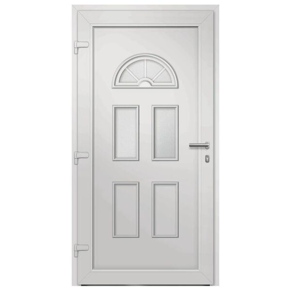 vidaXL Front Door White 110x210 cm