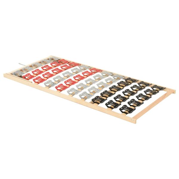 vidaXL Bed Frame without Mattress with 12 Slats Adjustable Head 70x200cm