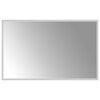 vidaXL LED Bathroom Mirror Transparent 80 x 50 cm Tempered Glass