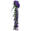 vidaXL Christmas Flower Garlands 3 pcs Dark Purple 85 cm