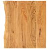 vidaXL Bathroom Vanity Top Solid Acacia Wood 58x52x2,5 cm