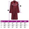 vidaXL Bathrobe KINN Red XXXL Cotton