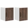 vidaXL Dishwasher Panel Kalmar 2 pcs Brown Oak Engineered Wood