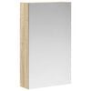 vidaXL Bathroom Mirror Cabinet Sonoma Oak 30 x 10.5 x 50 cm