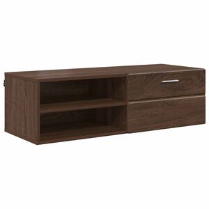 vidaXL Wooden Cabinet Brown Oak 100.5 x 39 x 30 cm Engineered Wood