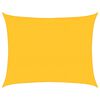 vidaXL Sunshade Sail 160 g/m&sup2; Rectangular Yellow 6x8 m HDPE