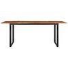 vidaXL Dining Table 200x100x75 cm Solid Wood Acacia