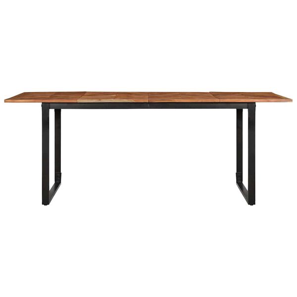 vidaXL Dining Table 200x100x75 cm Solid Wood Acacia