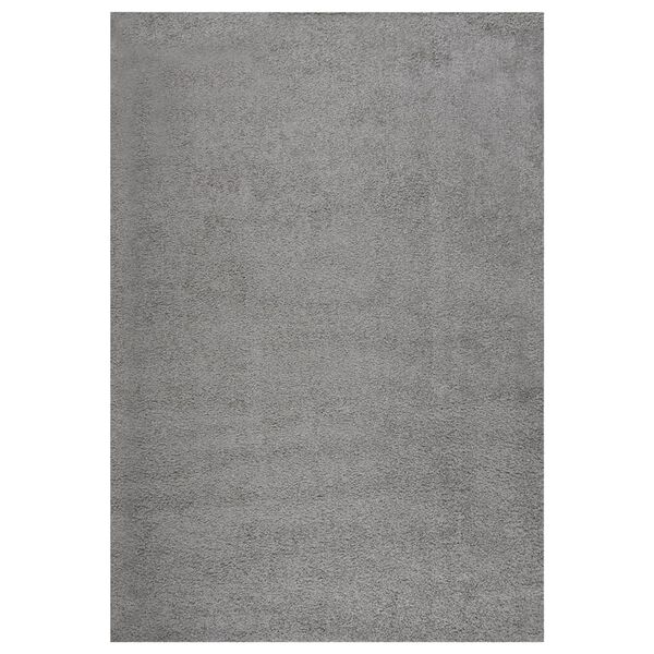 vidaXL Shaggy Rug High Pile Grey 160x230 cm