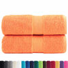 vidaXL Premium Guest Towels SOLUND 2 pcs Orange 30x50 cm 600 gsm