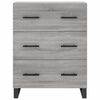 vidaXL Highboard Grey Sonoma 69.5x34x180 cm Engineered Wood