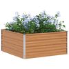 vidaXL Garden Raised Bed Light Brown 100 x 100 x 45 cm