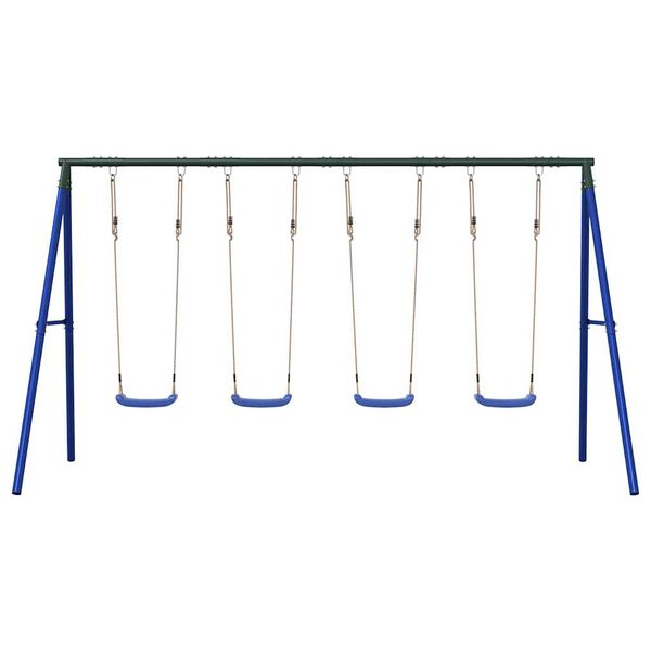 vidaXL Outdoor Swing Set with 4 Swings