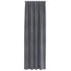 vidaXL Blackout Curtains 2 pcs Light Grey 140 x 260 cm Velvet