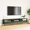 vidaXL TV Cabinet Olive Green 202x39x43.5 cm Cold-rolled Steel