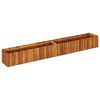 vidaXL Raised Bed | Natural wood | Solid Acacia wood | 200 cm long | Durable